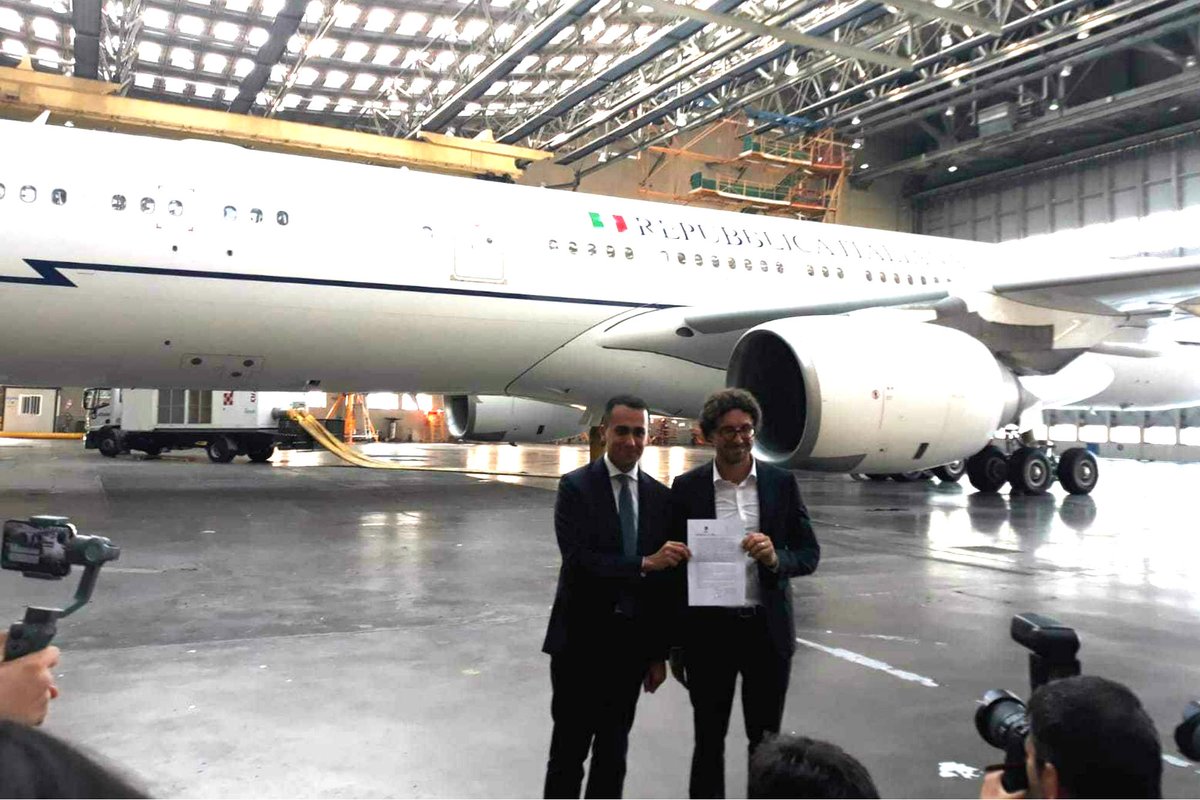 Air Force Renzi, Conte: “Stop al leasing” 