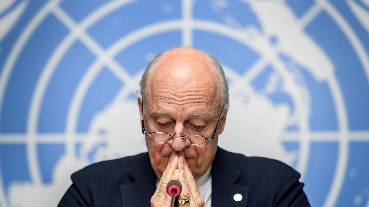 De Mistura si dimette da inviato Onu per la Siria