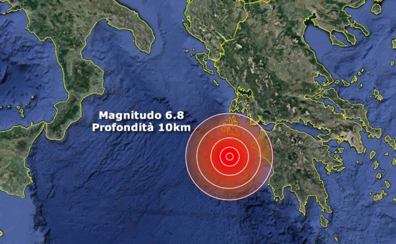 Terremoto in Grecia: scossa di 6,8 avvertita nel Sud Italia
