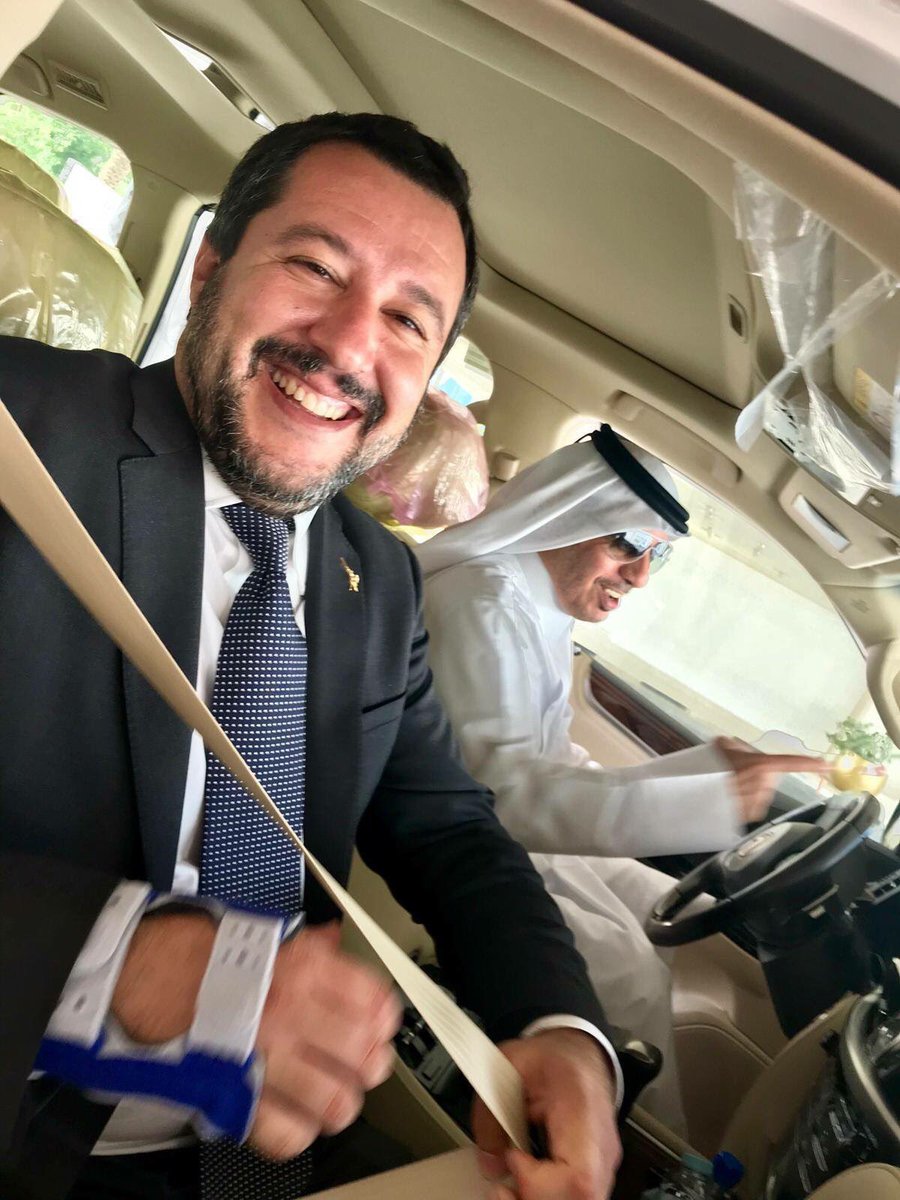 Salvini e il Qatar: il dietrofront ha un prezzo