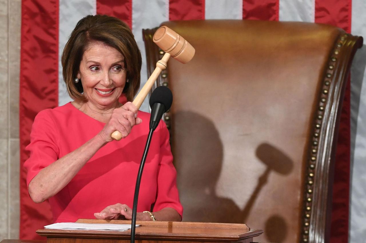 La dem Nancy Pelosi speaker della Camera Usa