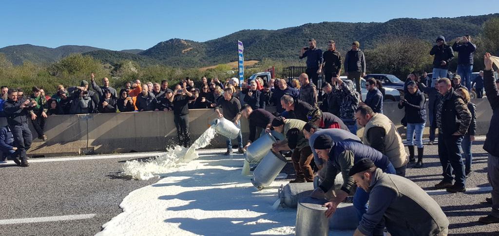 Latte: dilaga la protesta in Sardegna, Governo in campo 