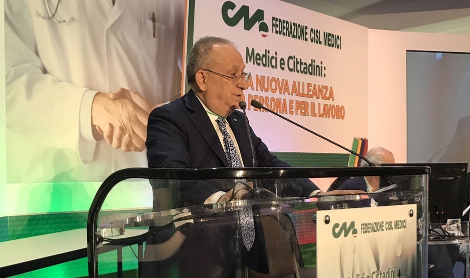 Cisl Medici: Cifaldi ricorda Garraffo