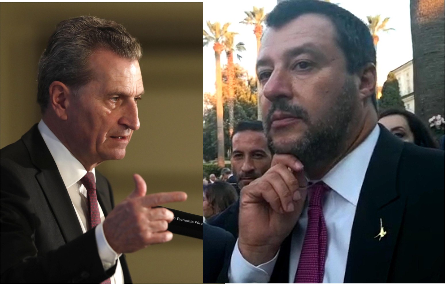 Salvini replica a Oettinger: “Rispetto parametri Ue, ma Italia viene prima”