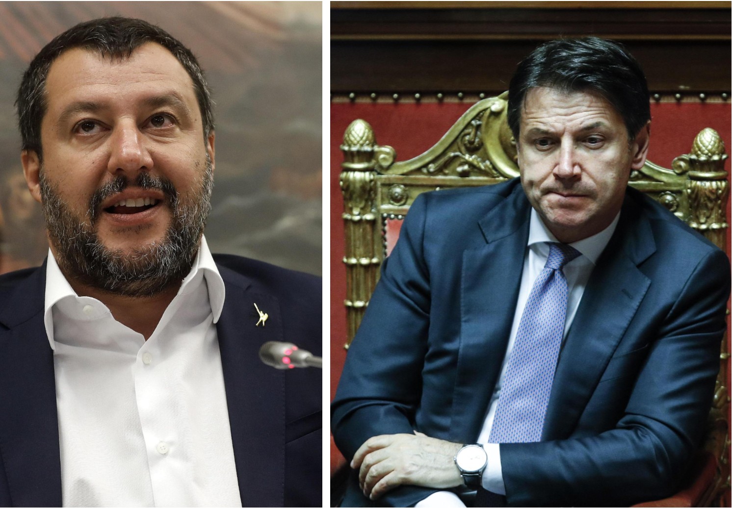 Salvini durissimo: “Le parole di Conte? Mi interessano meno di zero”