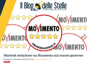 Su Rousseau la bozza del programma M5s-Pd