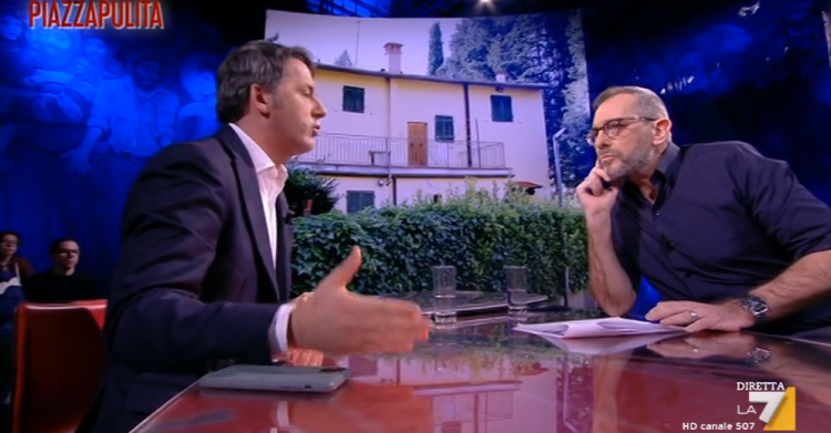 Le case di Formigli e Renzi