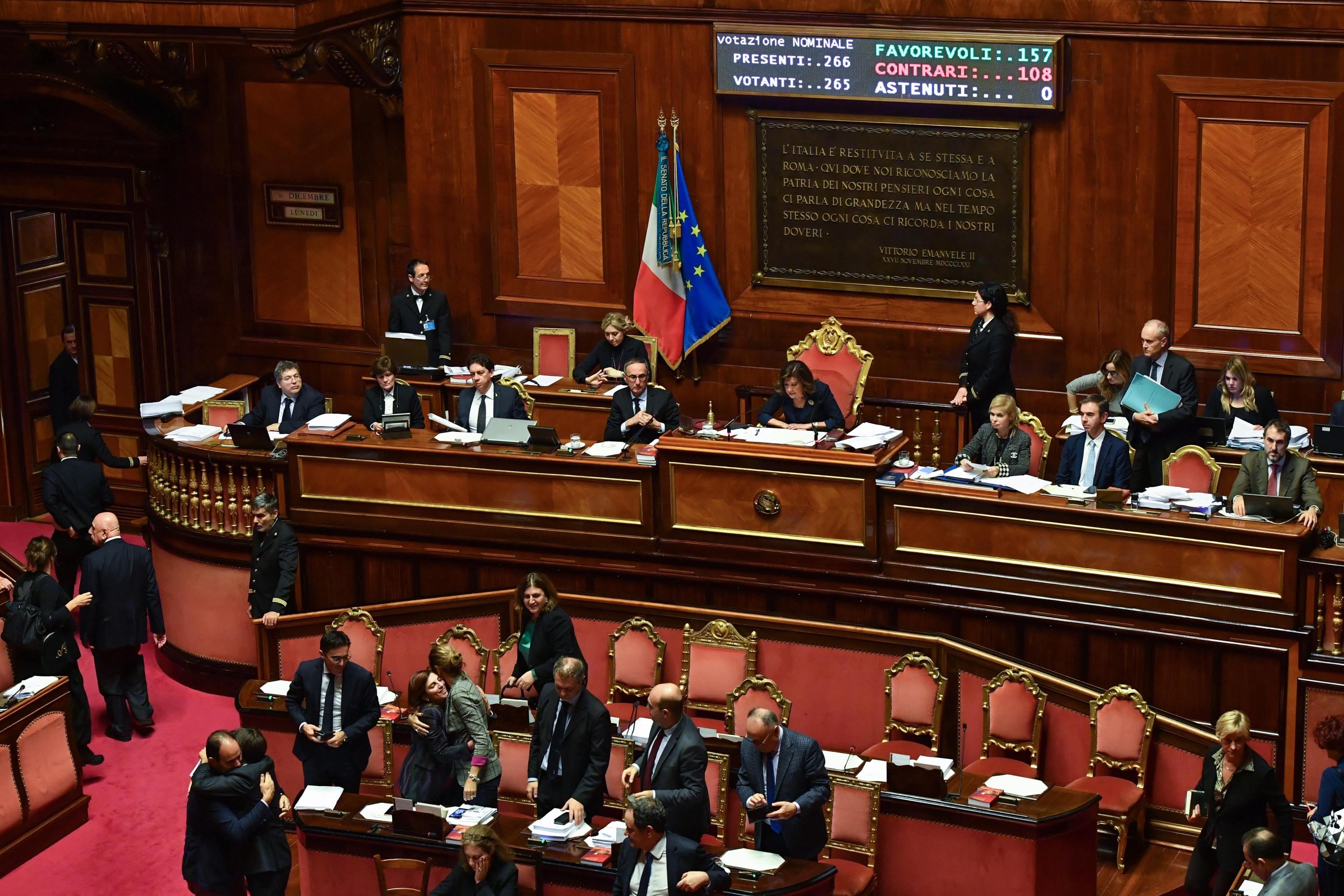 Manovra: il Senato approva, l’opposizione polemizza