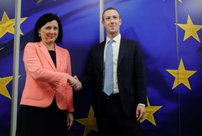 Web tax: Zuckerberg a Bruxelles, Fb sostiene equità Ocse 