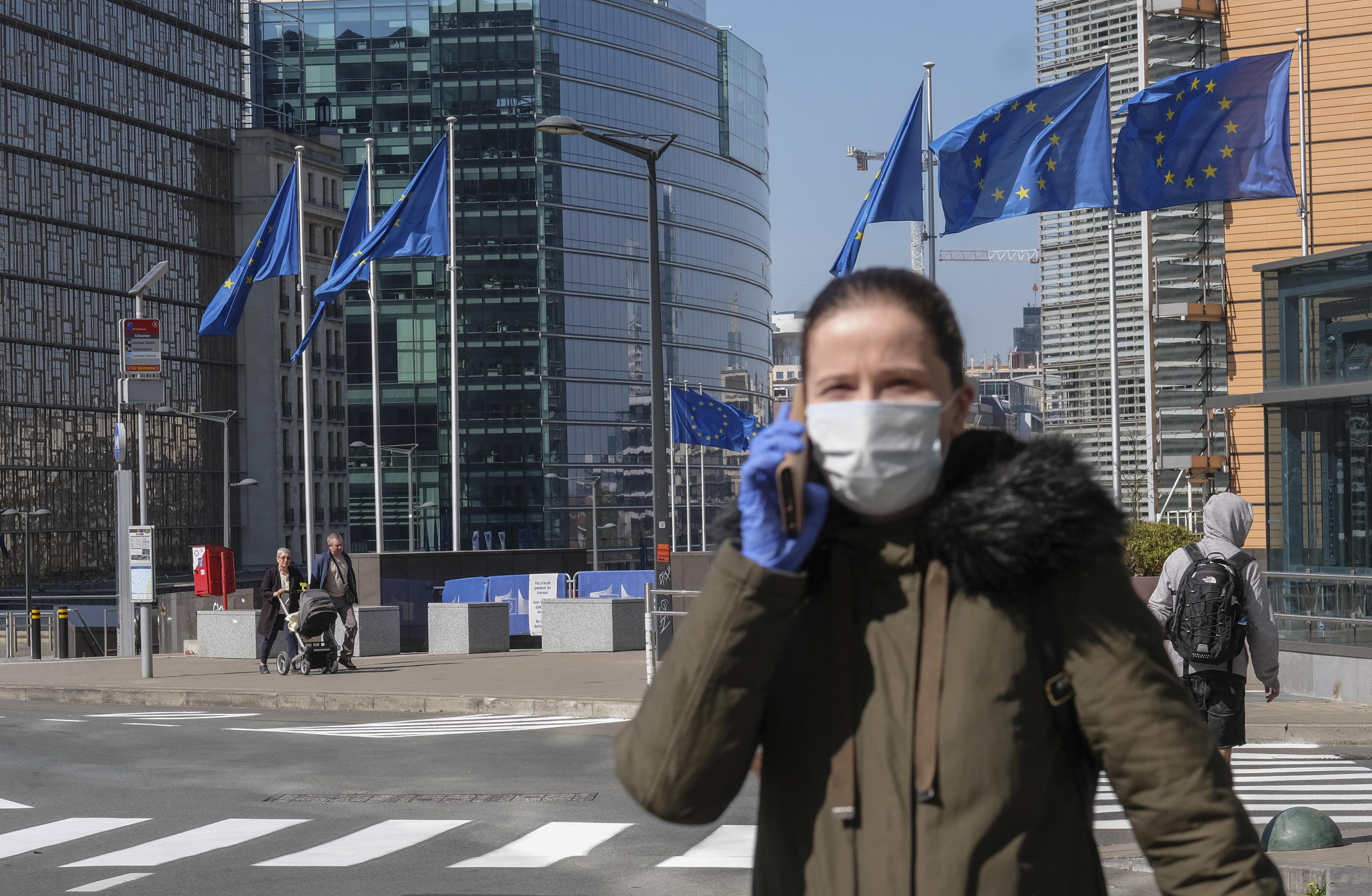 Le mascherine del Belgio finiscono al macero