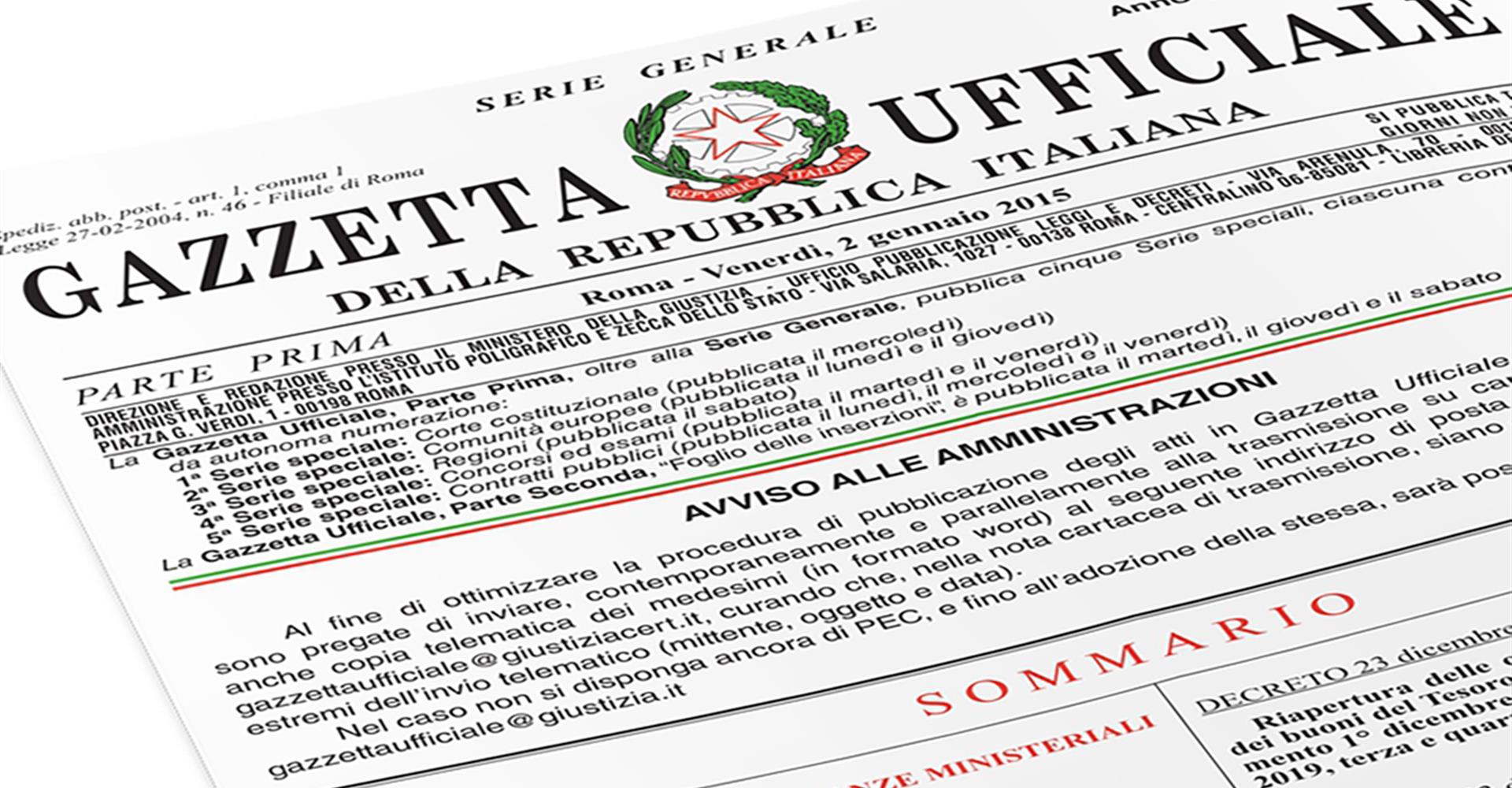 I sussidi che non arrivano per un refuso sulla Gazzetta Ufficiale 