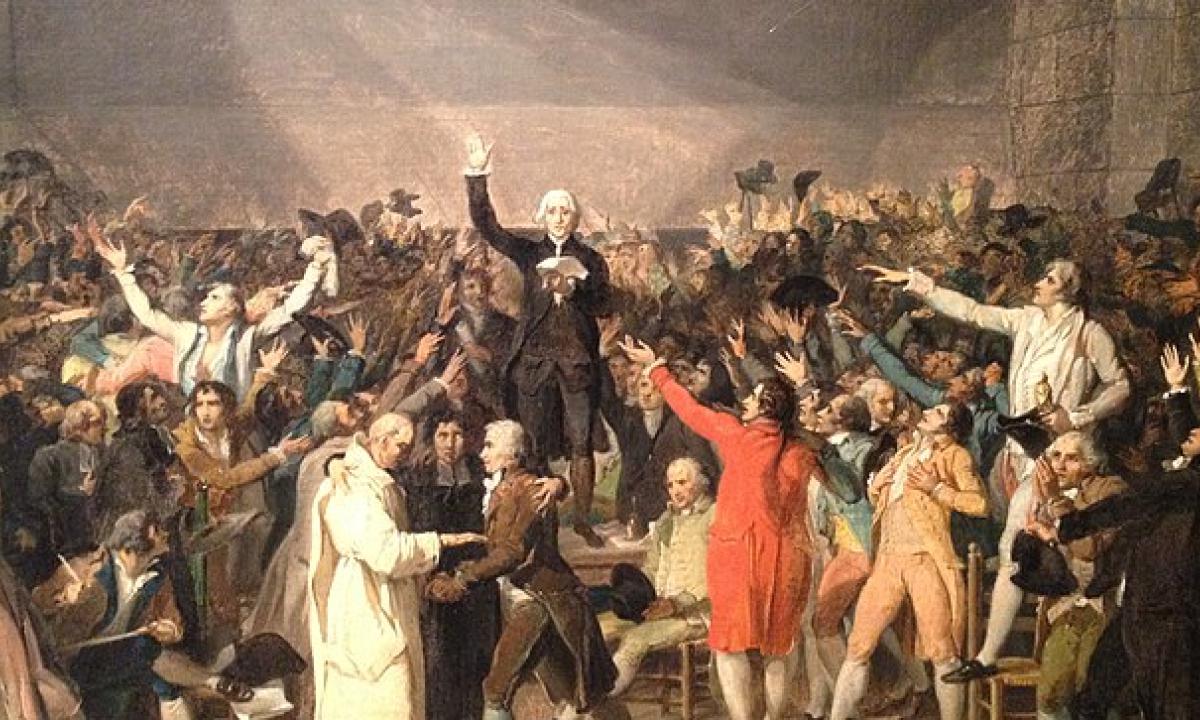 Stati generali senza sala della Pallacorda