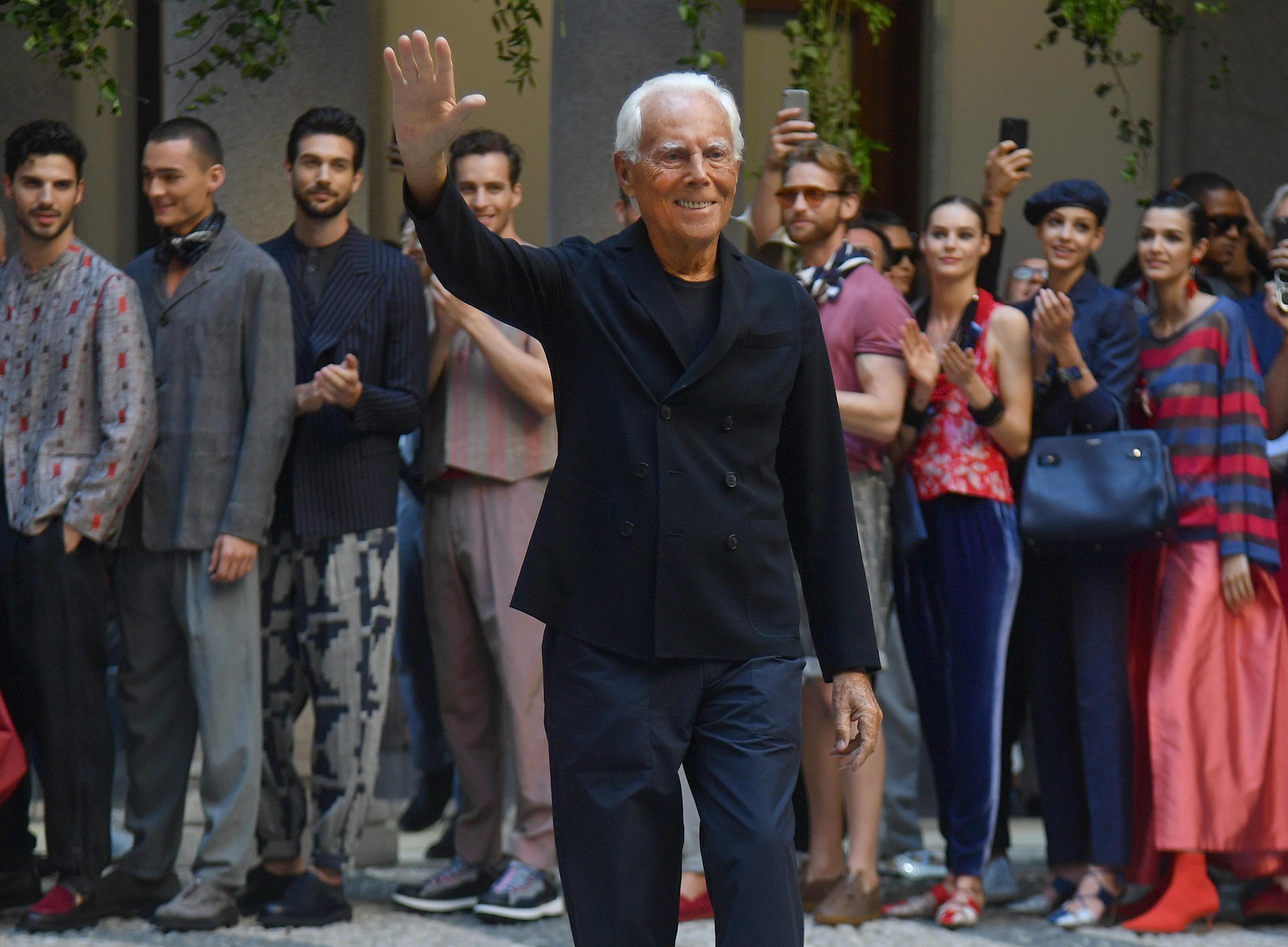 Auguri a Giorgio Armani