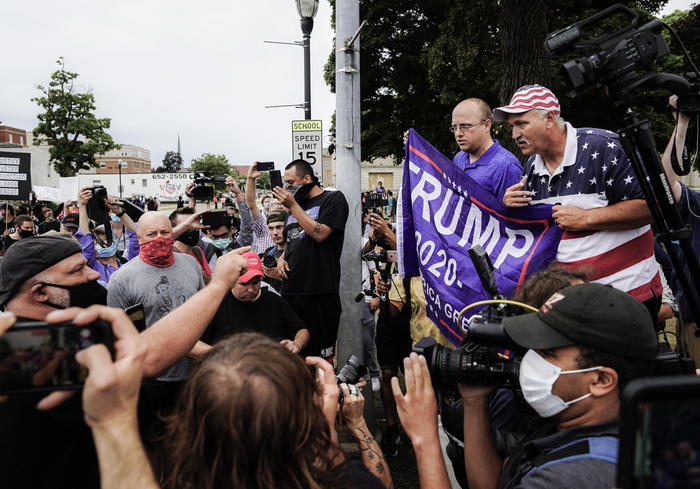 Trump contro la protesta di Kenosha