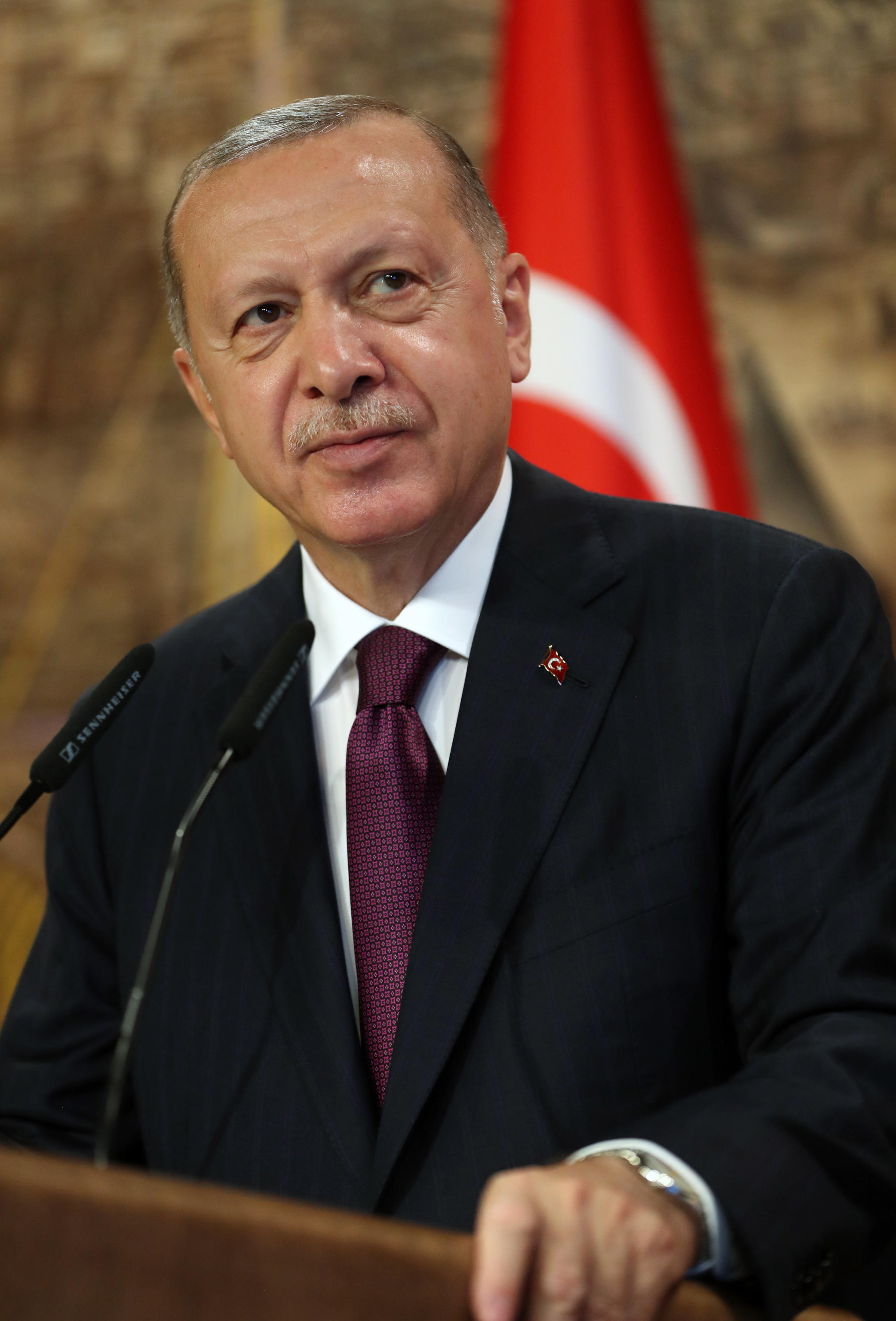 Erdoğan e la cagnetta Su