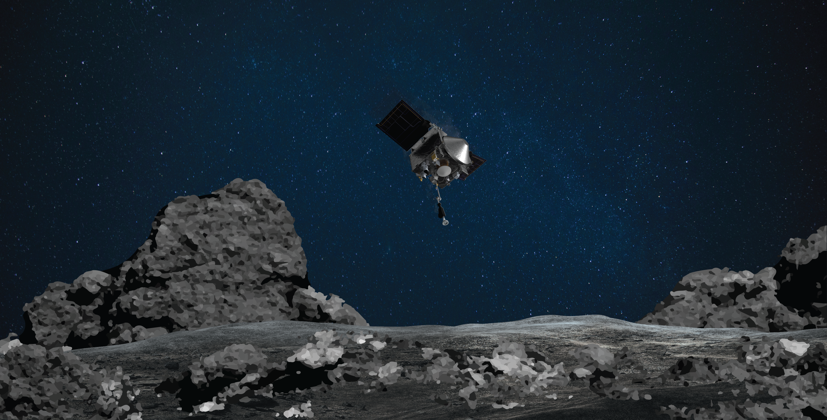Sonda Osiris-Rex della Nasa tocca l’asteroide Bennu 