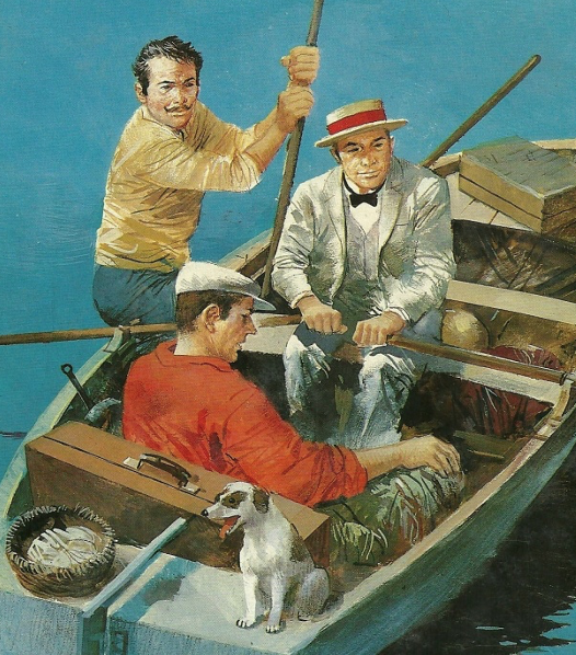 Opinioni a confronto: tre uomini in barca 