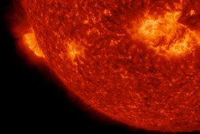 La grande eruzione sul Sole