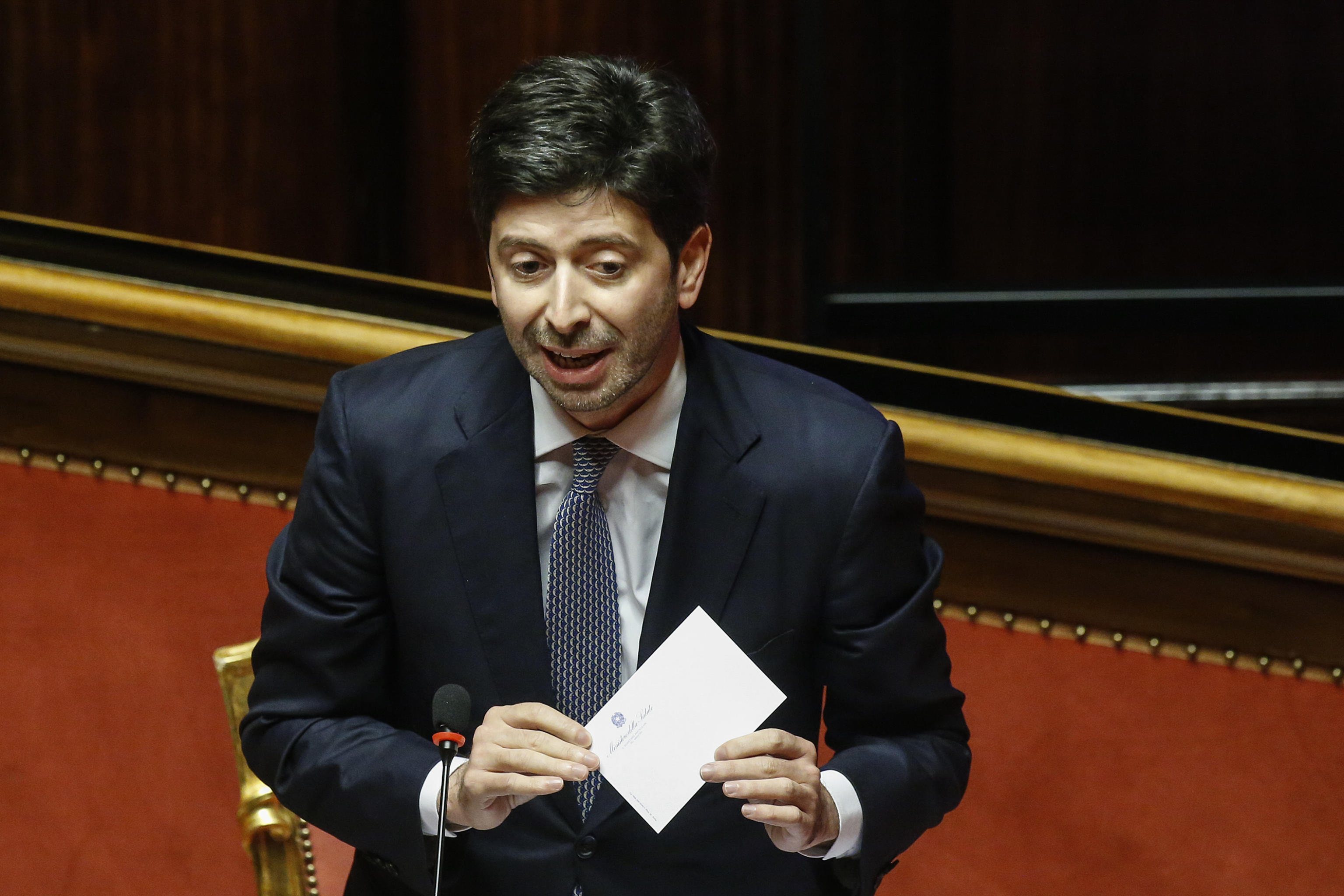 La faccia tosta di Roberto Speranza