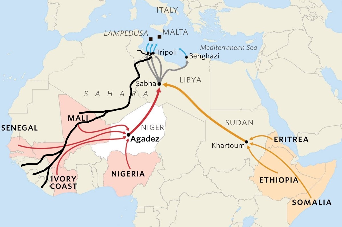 La schiavitù sessuale delle donne africane in Libia (video)
