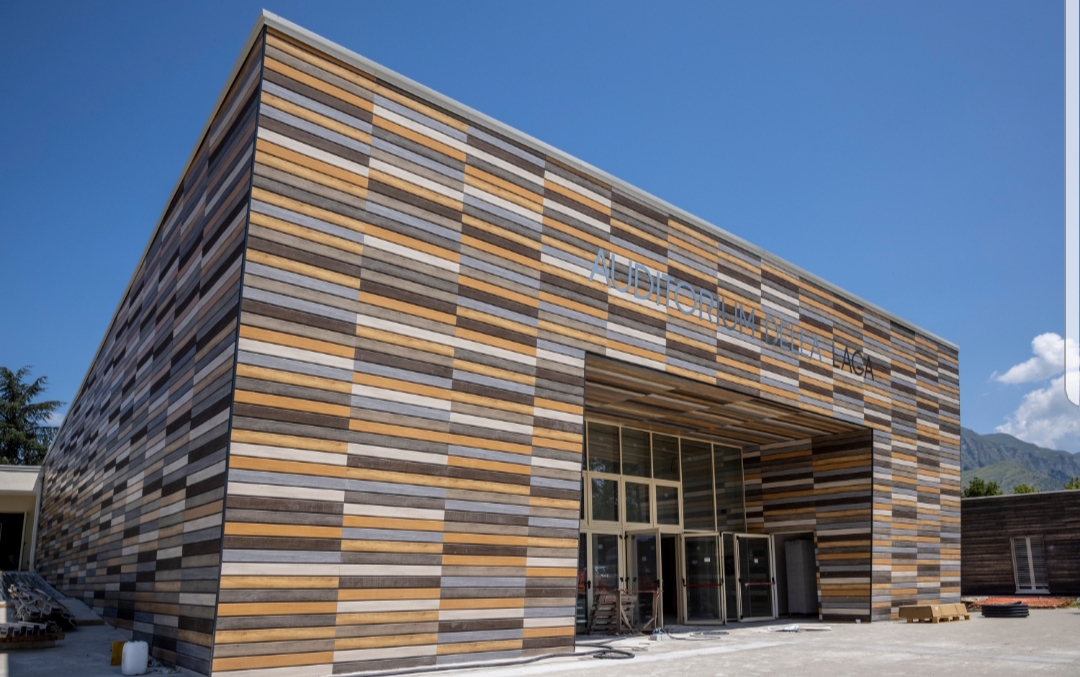 Amatrice: la Cri consegna alla Comunità l’Auditorium della Laga