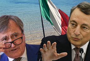 Il comandante Draghi e il timoniere Brugnaro