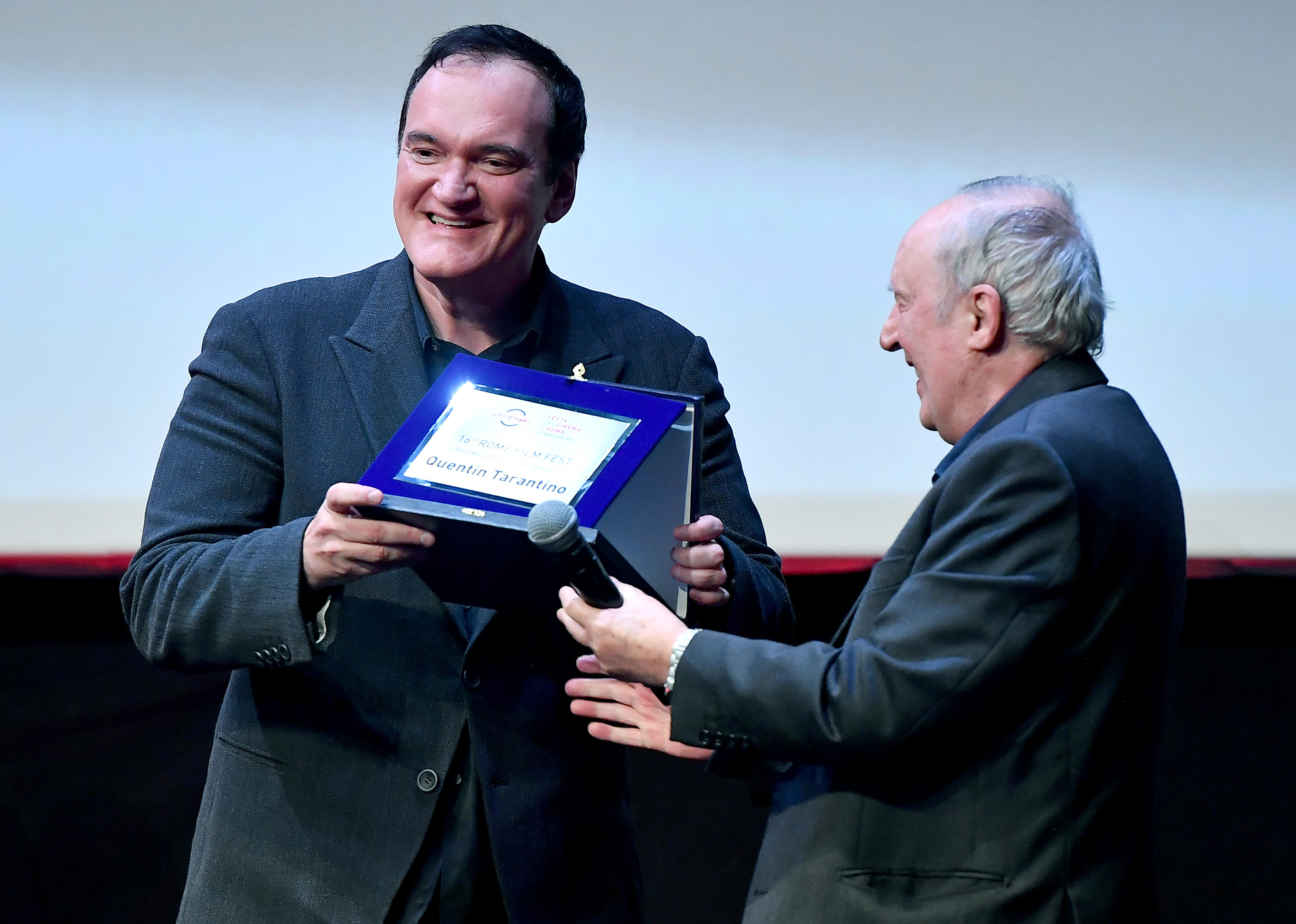 La Festa di Roma, Dario Argento premia Tarantino 