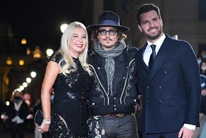 Johnny Depp parla italiano con Andrea Iervolino