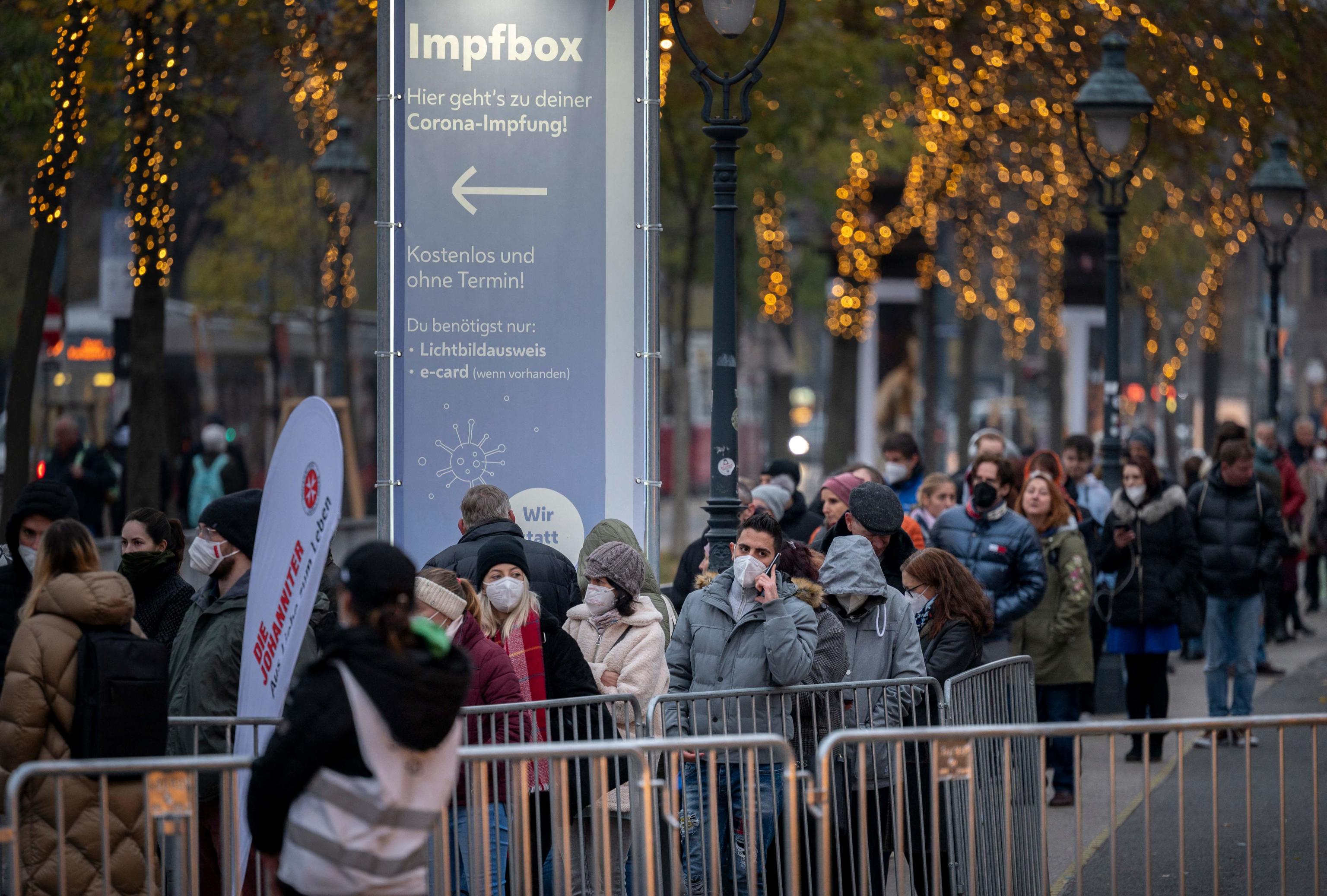 Lockdown in Austria: obbligo vaccinale dal 1 febbraio