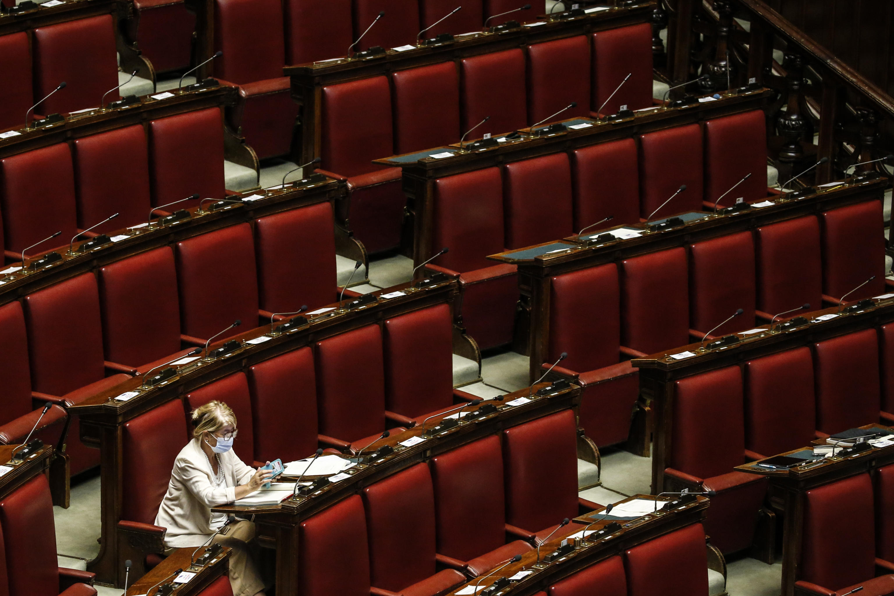 Quella fotografia di un’Aula deserta