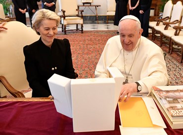 Ucraina, il Papa incontra von der Leyen