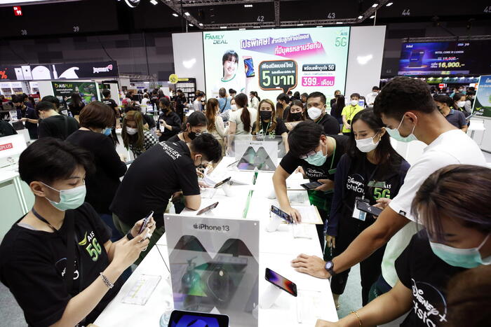 Smartphone: vendite in calo