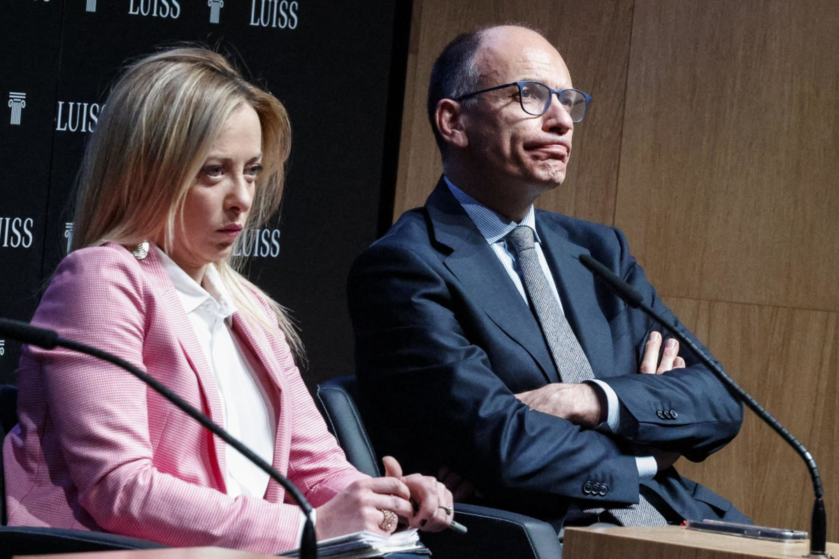 Enrico Letta grande elettore di Giorgia Meloni