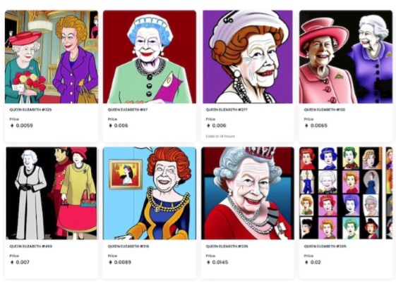 Piattaforme di scambio: omaggio a Elisabetta II 