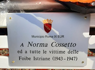 Una “panchina tricolore” in memoria di Norma Cossetto