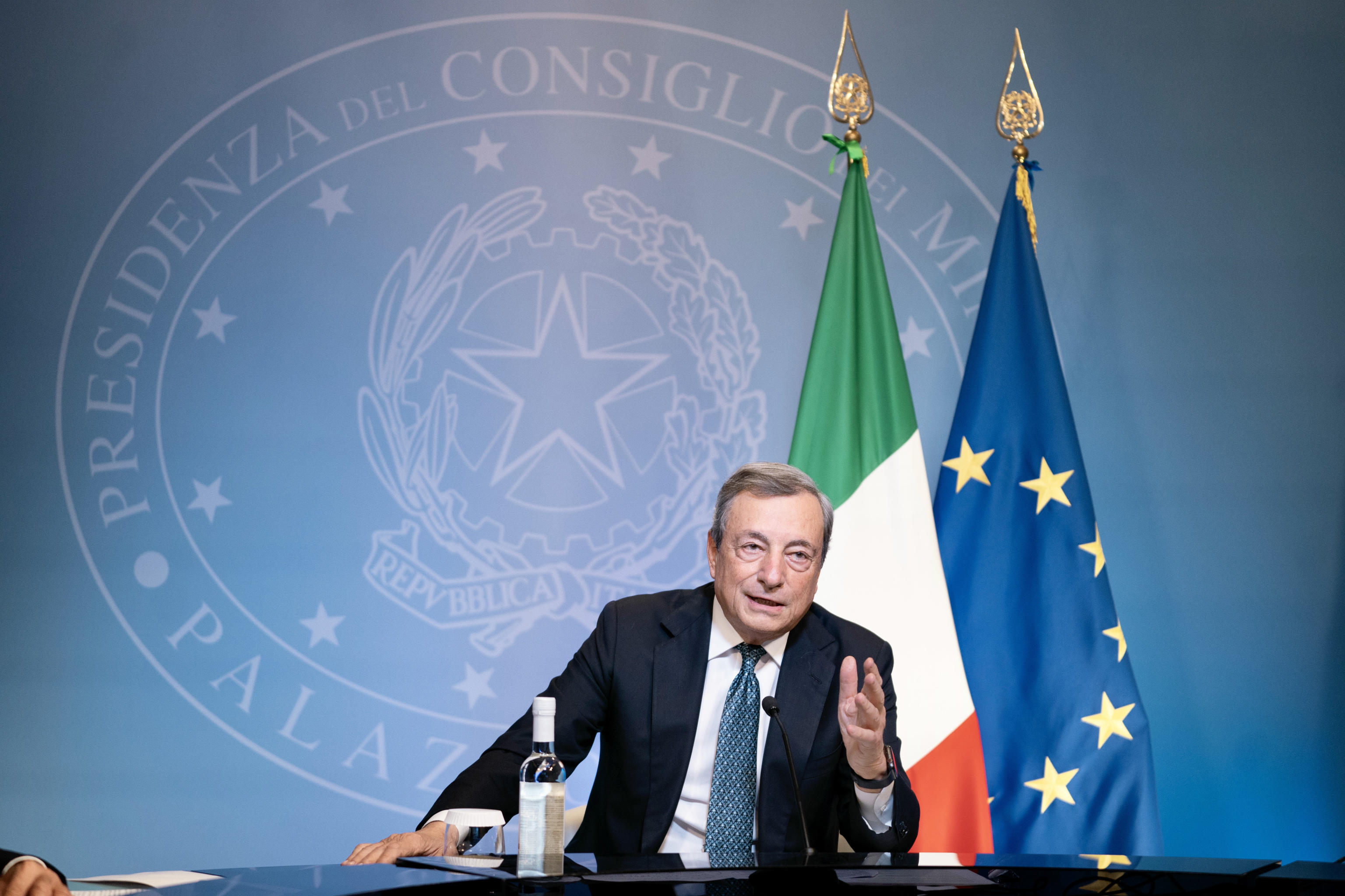 Ultimo brindisi a Palazzo Chigi