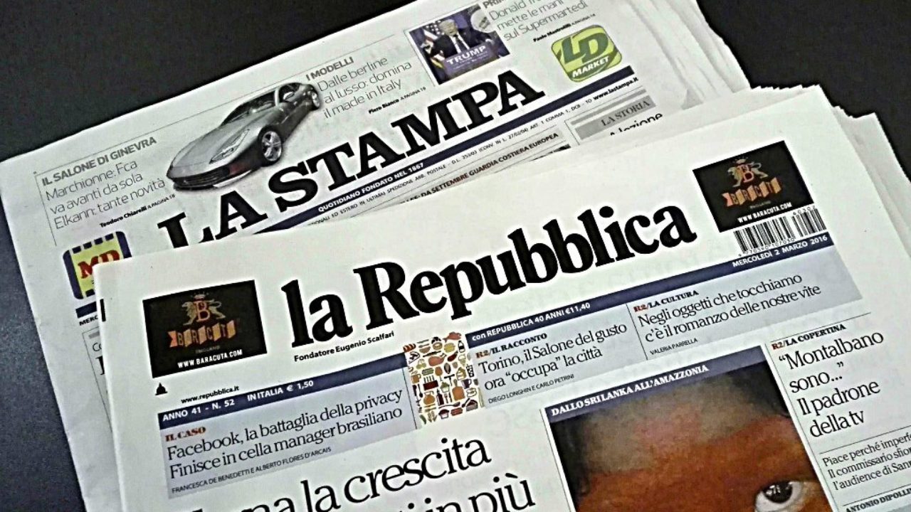 Riorganizzazione e proteste alla “Stampa”, “Repubblica” e Rcs