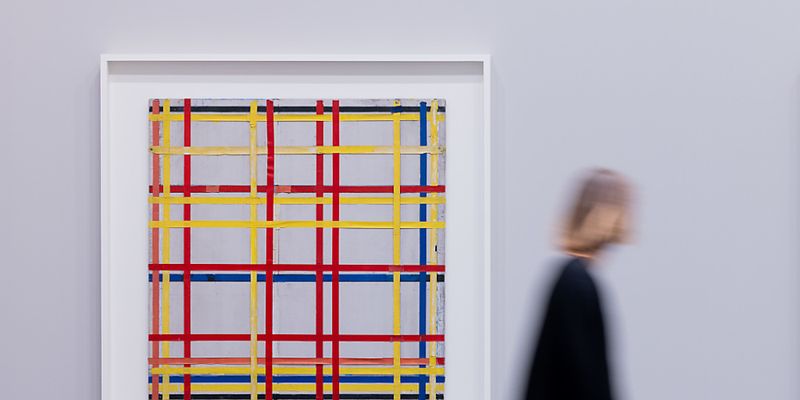 Un quadro di Mondrian esposto per 42 anni al contrario