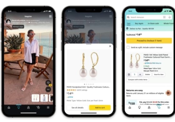 Amazon sfida TikTok con foto e video brevi