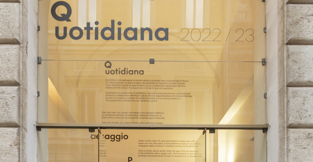 “Quotidiana”: programma espositivo sull’arte italiana contemporanea 