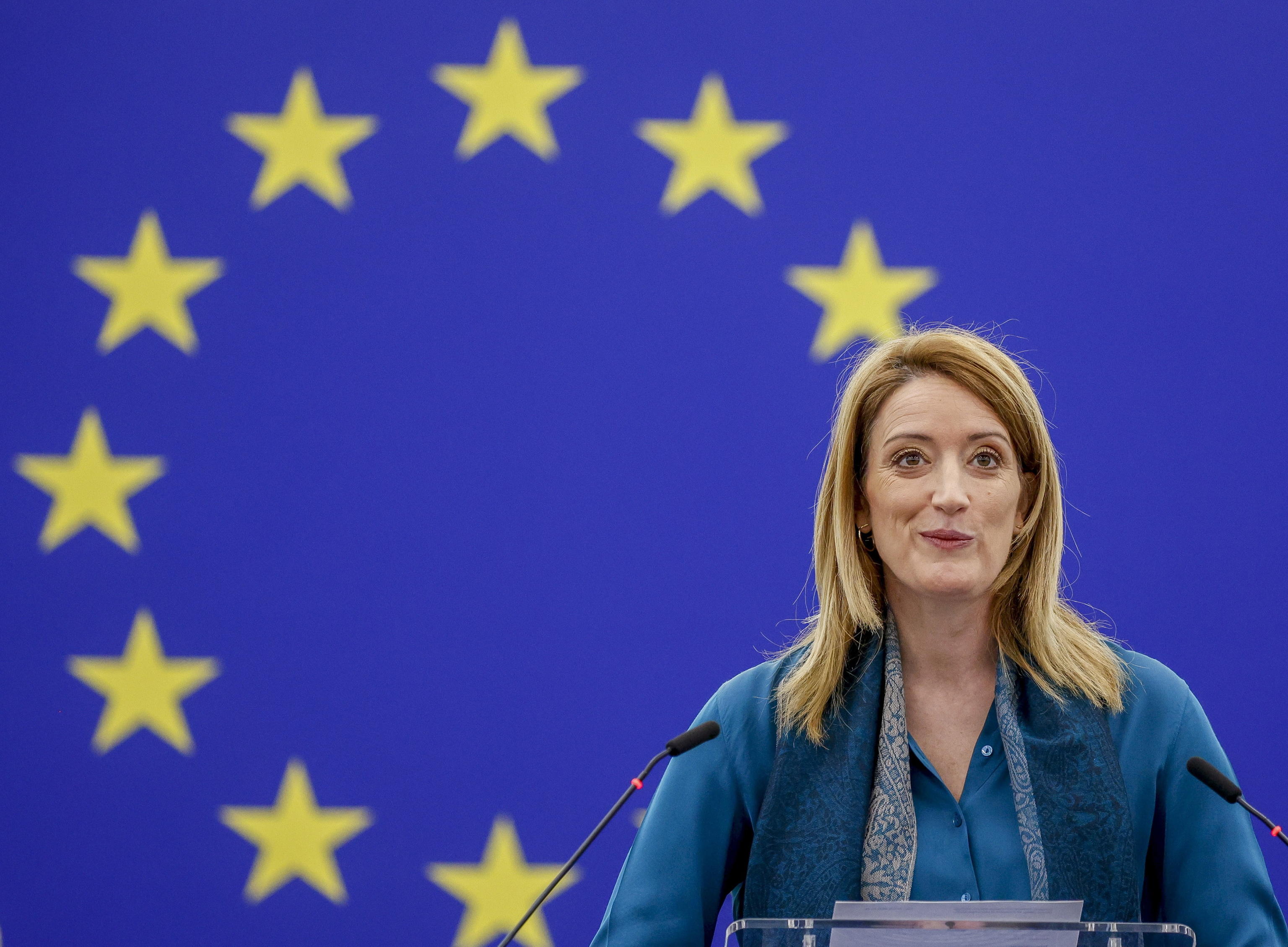 Ue, Metsola: “Italia al centro di decisioni prese in Europa”
