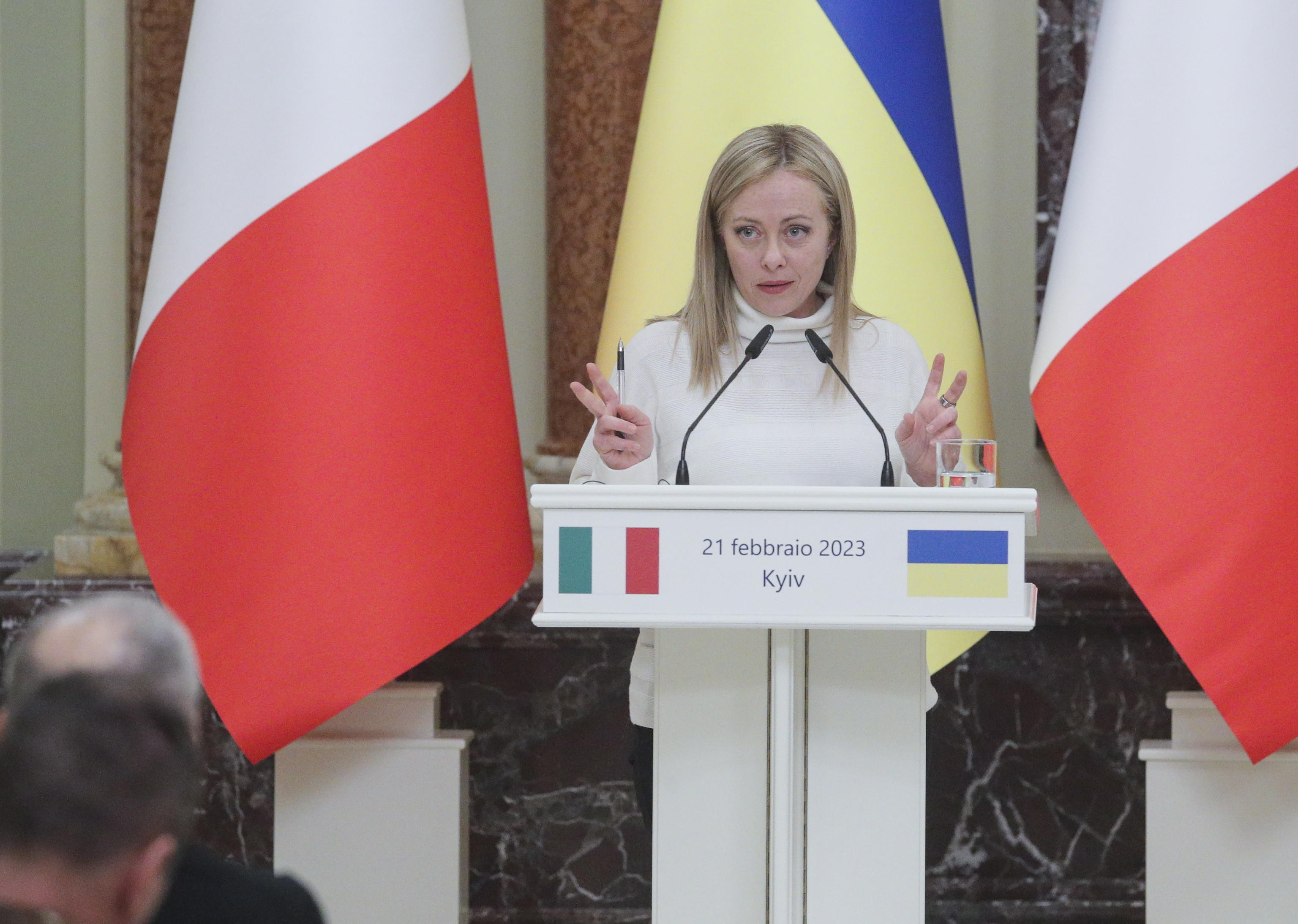 Meloni a Kiev: con l’Ucraina fino alla fine
