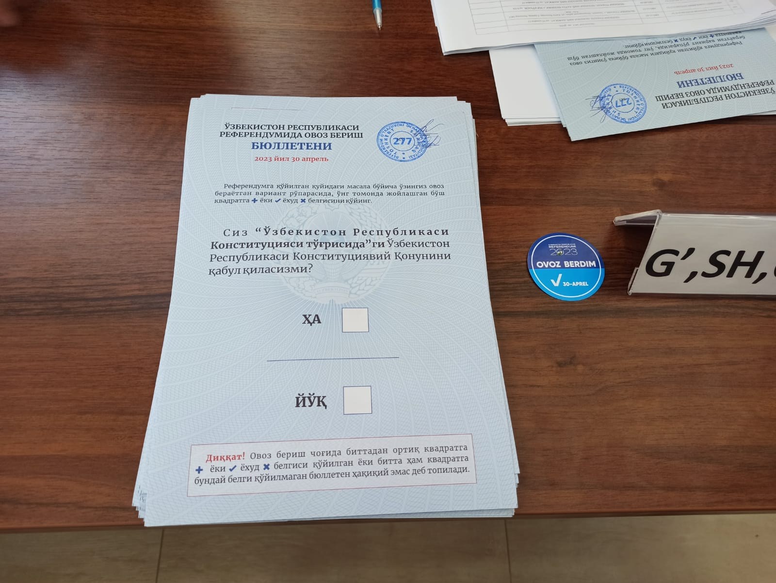 Approvato il referendum costituzionale in Uzbekistan 