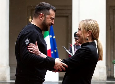 Zelensky a Roma, città blindata. Meloni: “Fermo sostegno a Kiev”