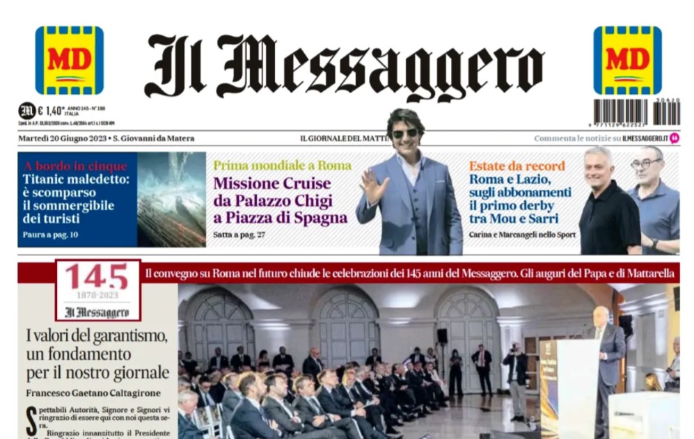“Il Messaggero” e Biagio Agnes: il ruolo del buon giornalismo