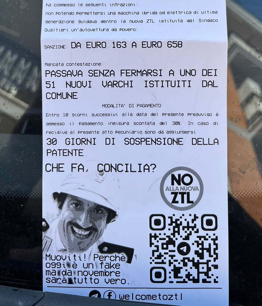 Ztl Roma Fascia verde: finte multe contro il “falso ecologismo della giunta Gualtieri”