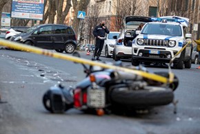 A Roma tre incidenti stradali ogni ora: la mappa