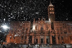 A Roma il miracolo della Madonna della neve 