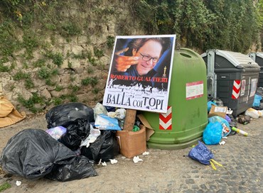 Rifiuti a Roma: Gualtieri “balla coi topi”