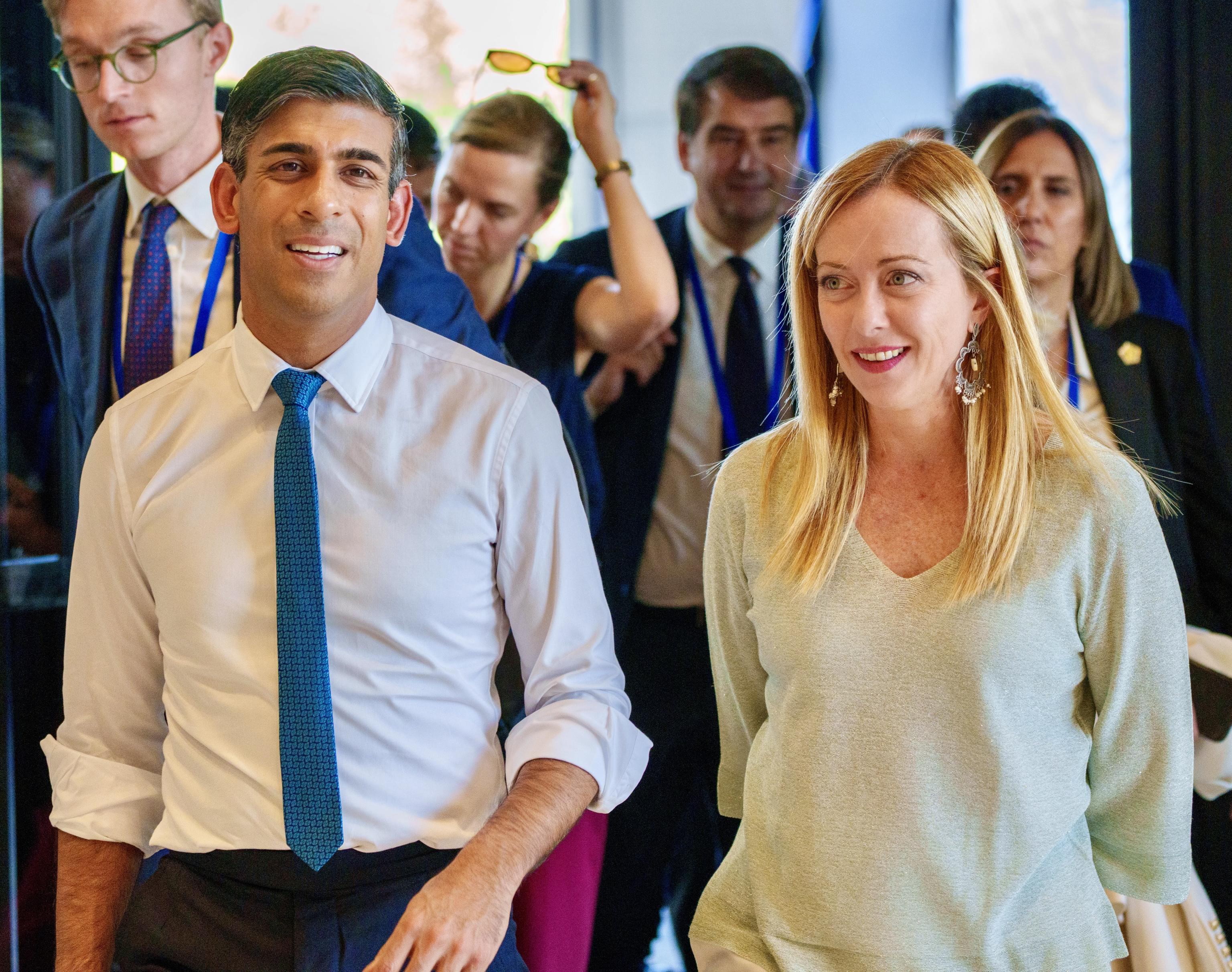 Migranti, Meloni-Sunak: “Ecco perché serve fermare gli sbarchi irregolari”